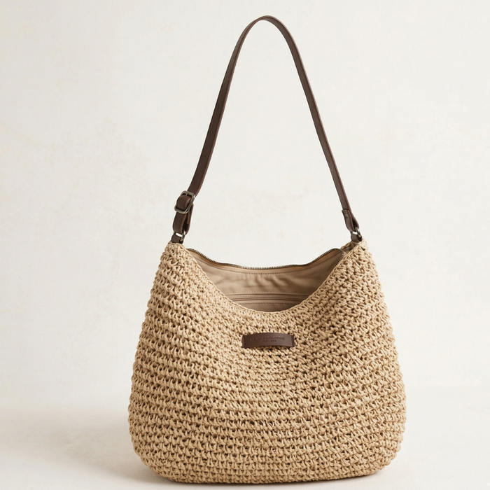 Simona | Woven Shoulder Bag