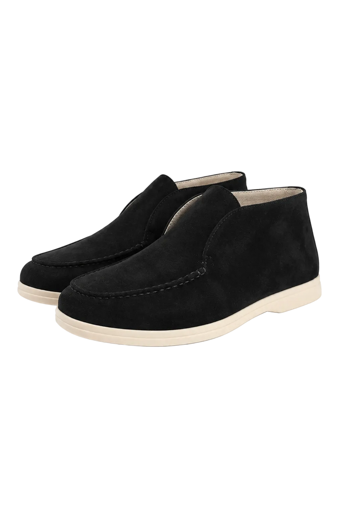 Old Money High Suede Loafers