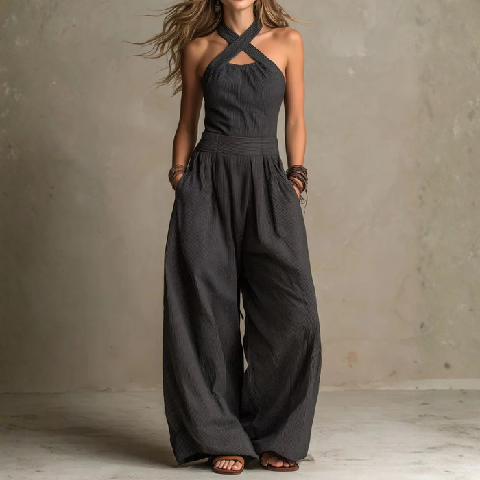 Colette | Fluid Open-Back Jumpsuit