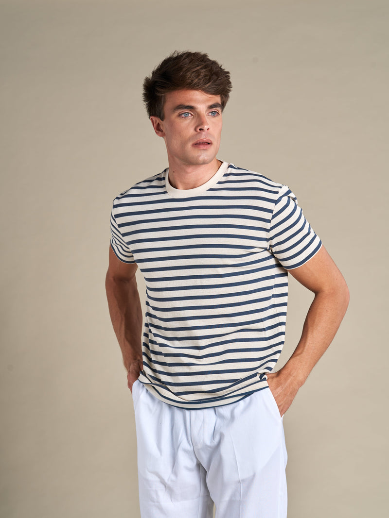 Breton striped Cotton-Linen T-shirt