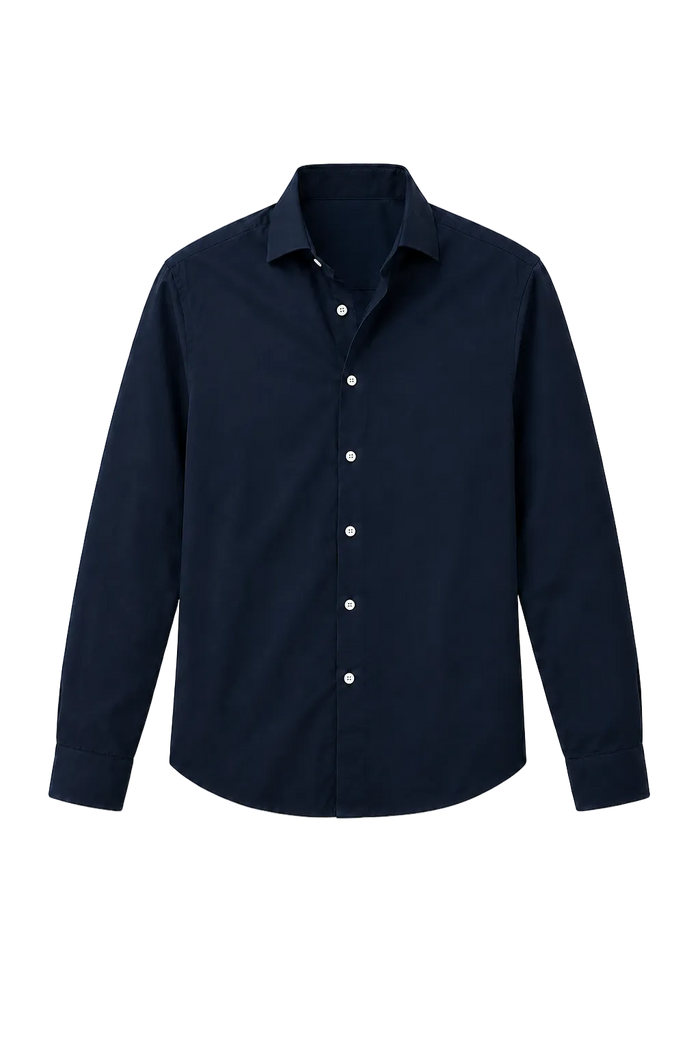 Portofino Linen Shirt | Navy