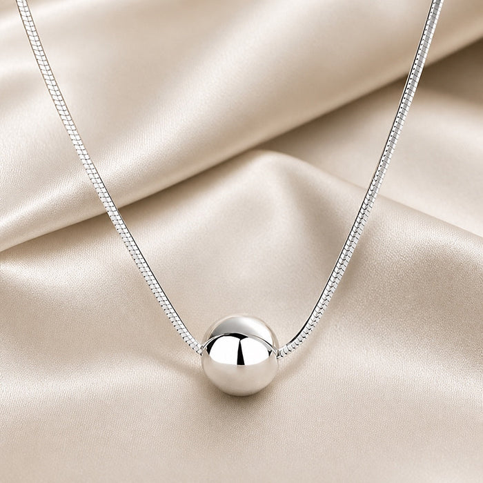 Beadball White Gold Necklace
