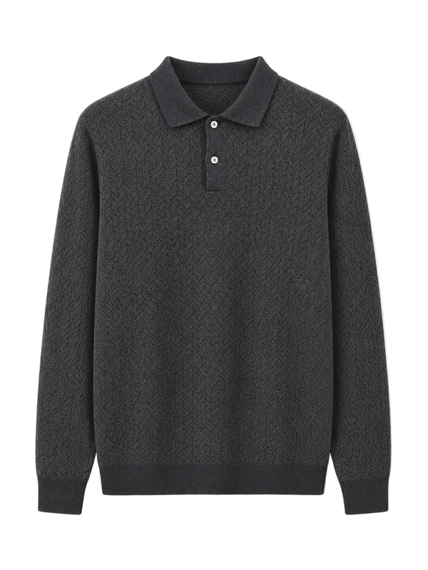 Long Sleeve Textured Shirt