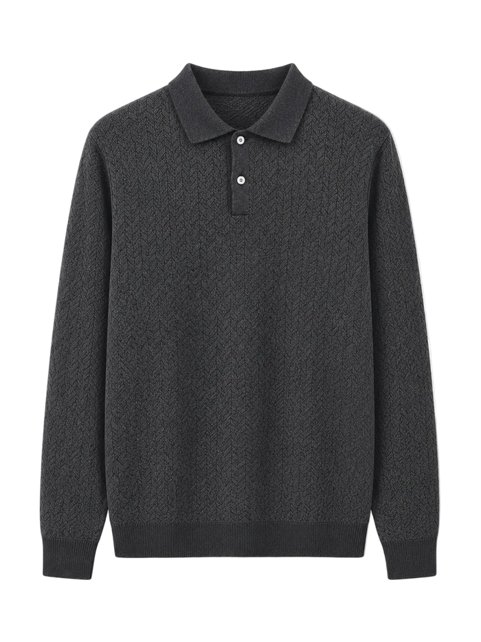Long Sleeve Textured Shirt