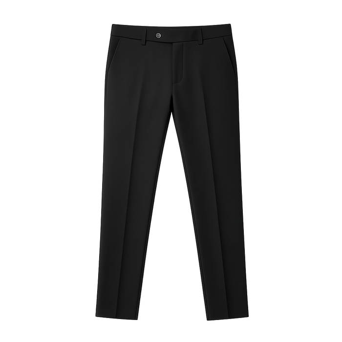 Mens Black Suit Trousers