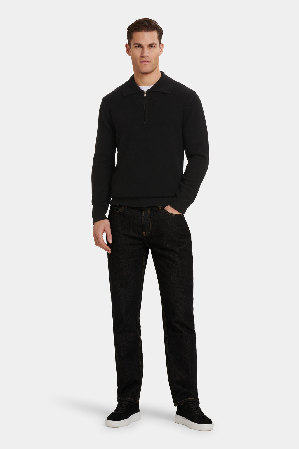 The compone quarter zip polo
