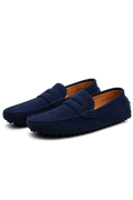 Suede Driver Loafers