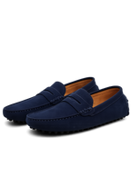 Suede Driver Loafers