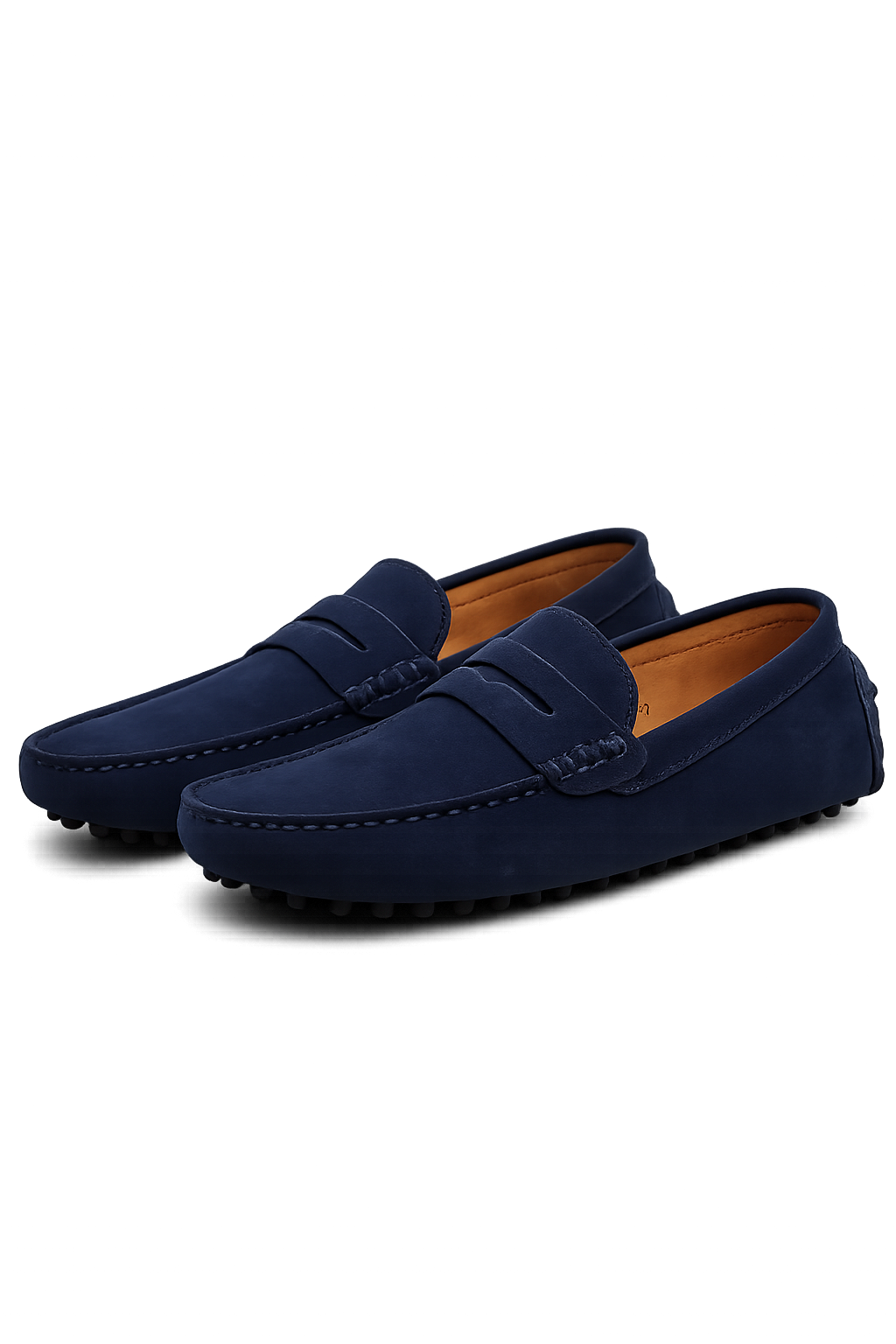 Suede Driver Loafers