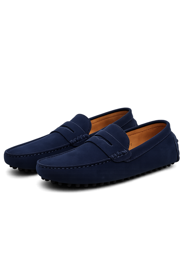 Suede Driver Loafers