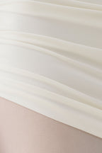 Asher Slinky One Shoulder Maxi Dress - Ivory