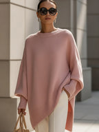 Women’s Oversized Knit Sweater – Relaxed Autumn and Winter Layer