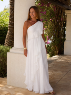 Nerissa | Ruffle Cascade Maxi Dress