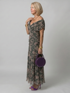Estelline | Off Shoulder Flow Midi Dress