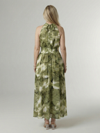 Cataleya | Gathered Halter Midi Dress