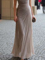 Ester | Elegant Draped Maxi Dress