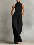 Edda | Soft Turtleneck Maxi Dress