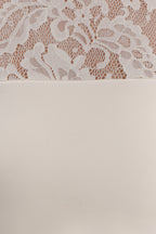 Aurelie Long Sleeve Lace Mini Dress - Ivory