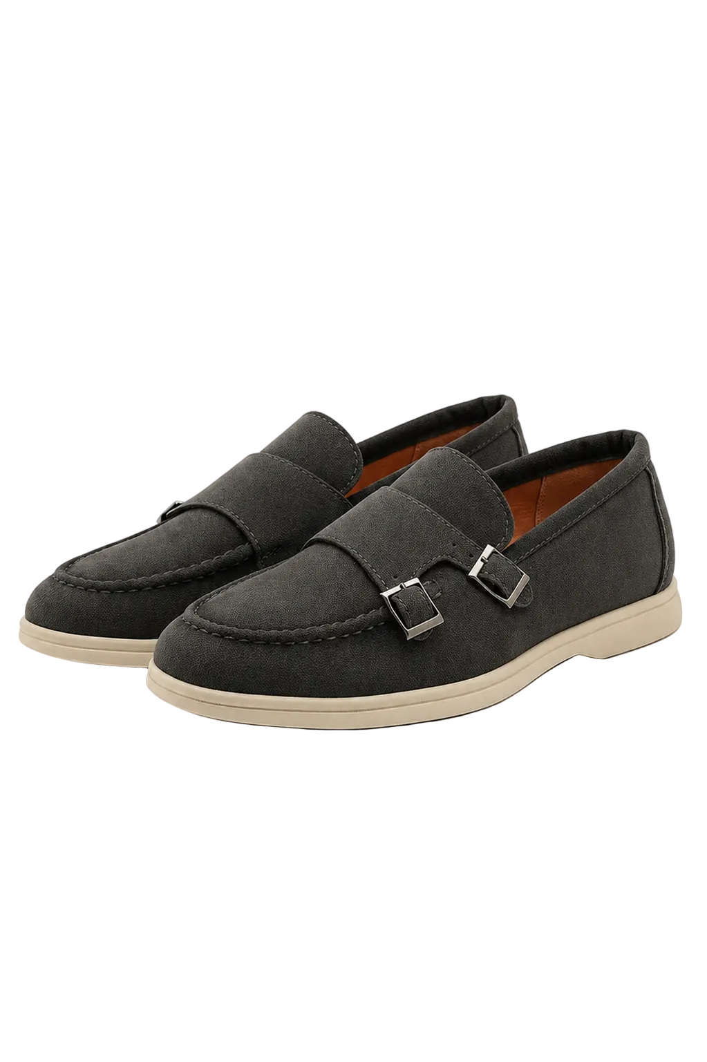 Double Buckle Loafers