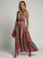 Anouska | Draped Halter Midi Dress