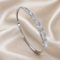 Classic White Gold Cubic Zirconia Bracelet