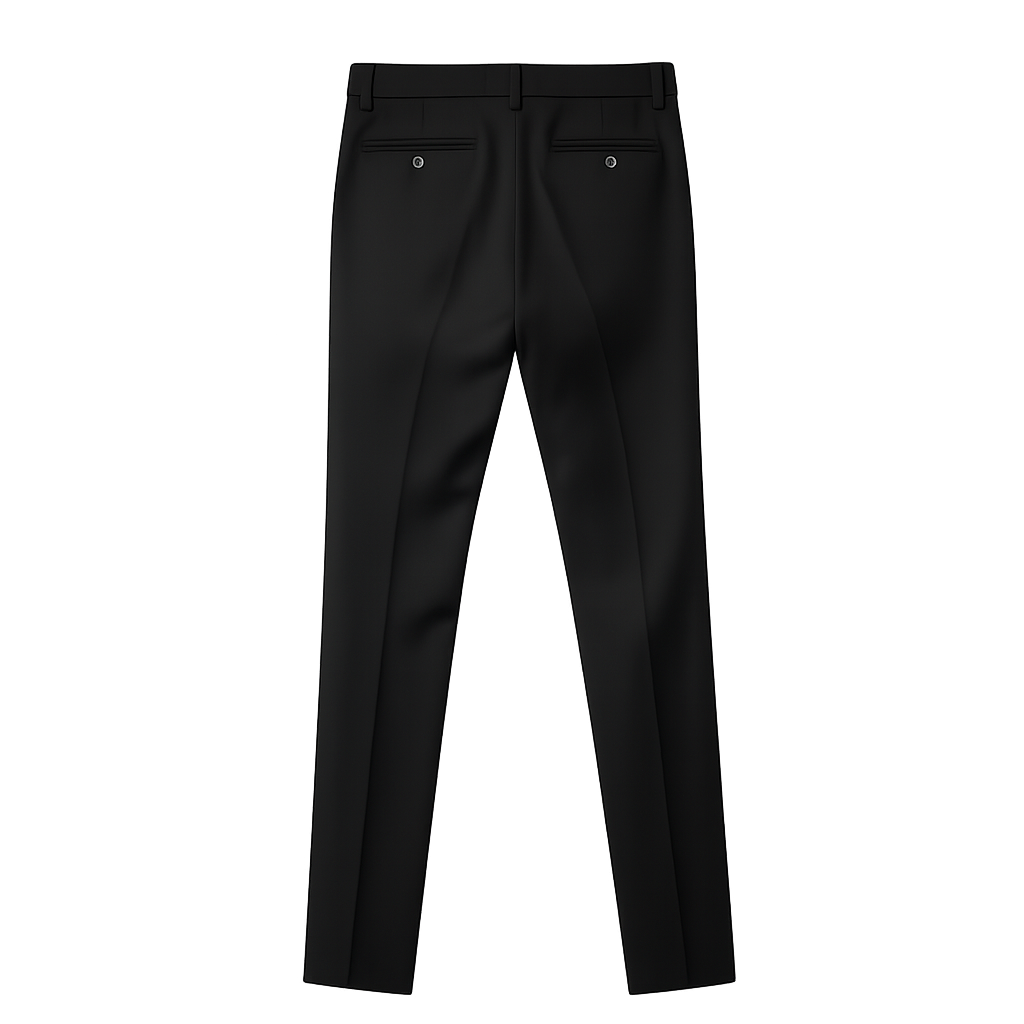 Mens Black Suit Trousers