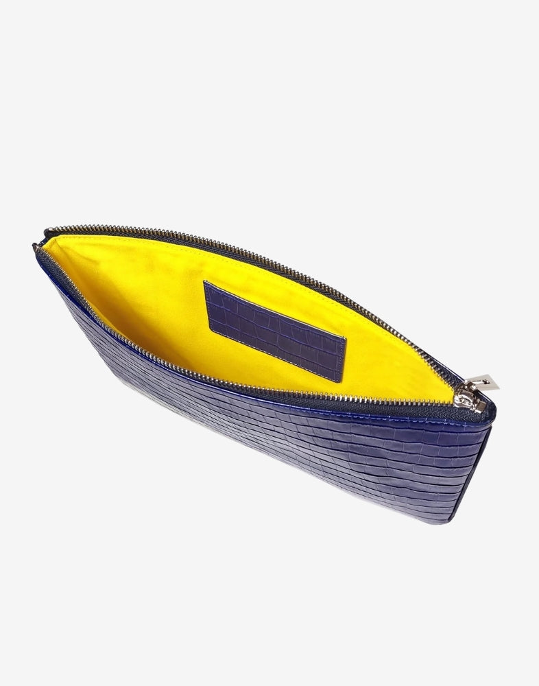 Crocodile Embossed Pouch