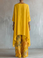 Serafina | Asymmetrical Fluid Floral Set