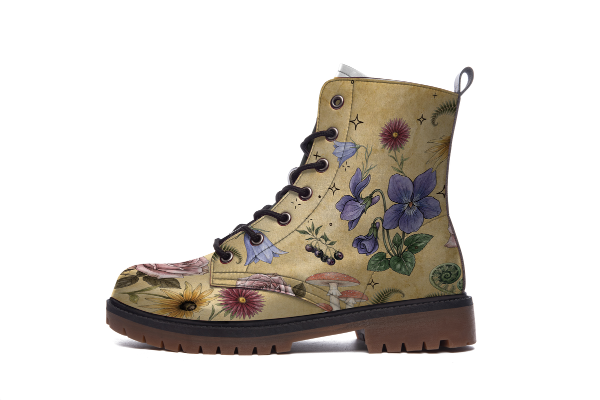Herbarium Leather Boots