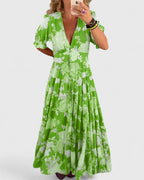 Marcella | Floral V-Neck Maxi Dress