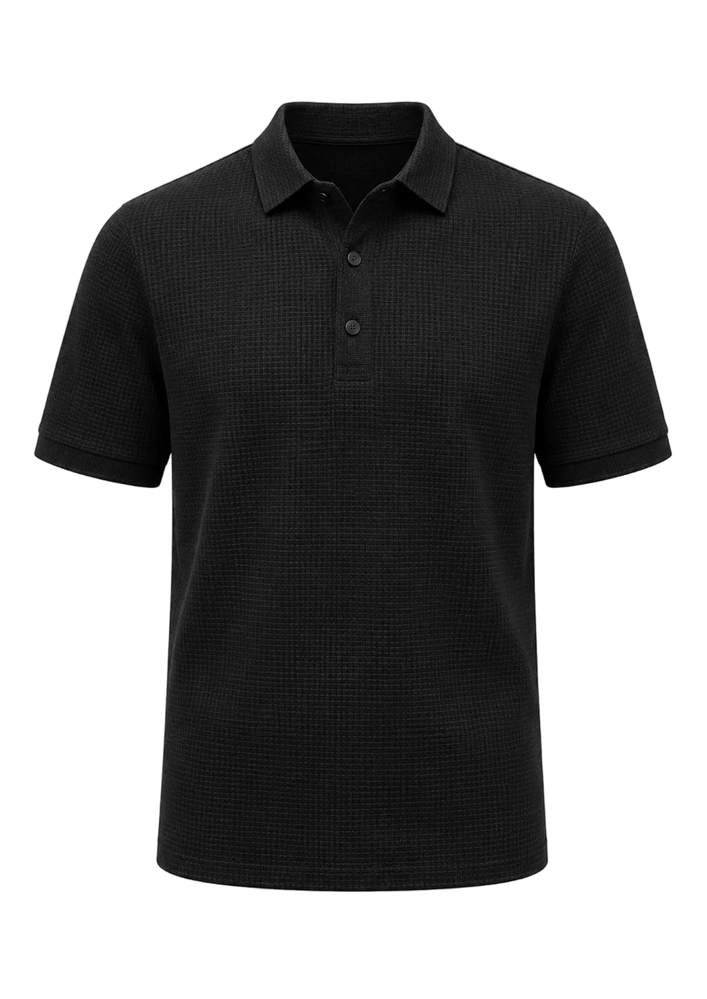 Black Short Sleeve Polo Shirt