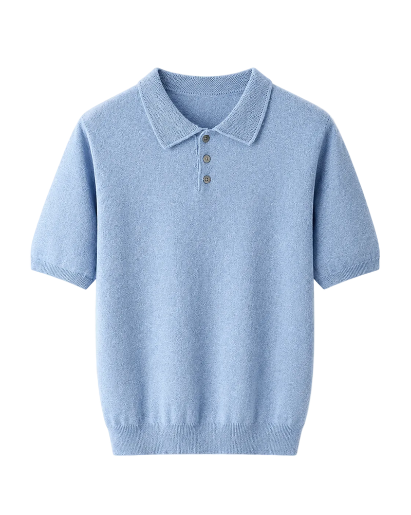 Premium Cashmere Classic Polo Shirt
