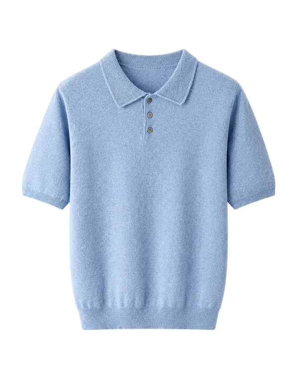 Premium Cashmere Classic Polo Shirt