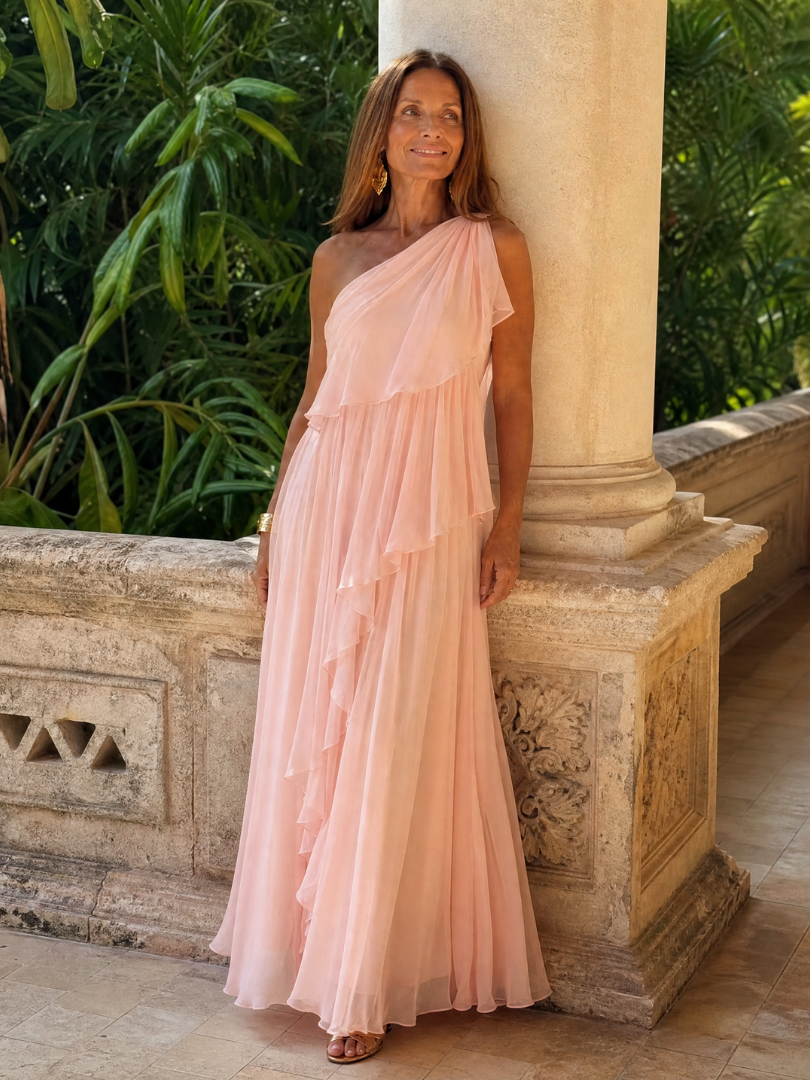 Nerissa | Ruffle Cascade Maxi Dress