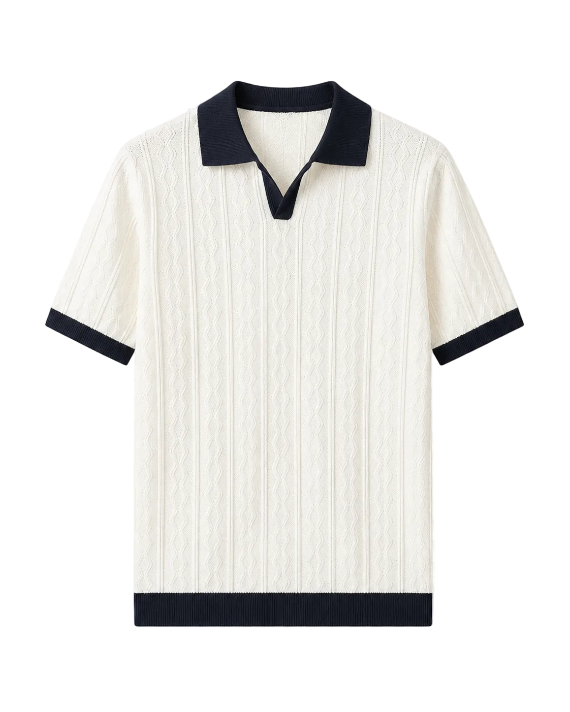 Textured Polo Shirt