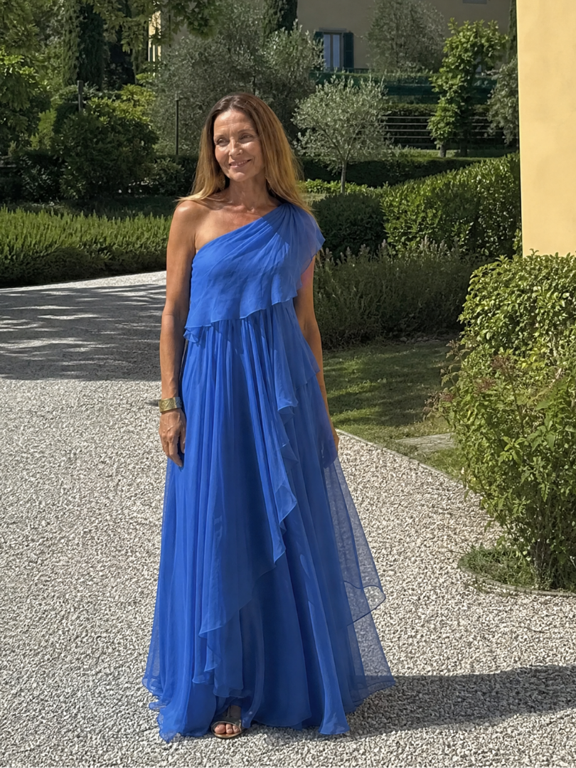 Nerissa | Ruffle Cascade Maxi Dress