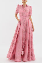 Aria | Dress with Short Puff Sleeves
