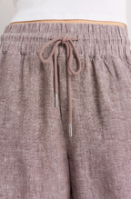 100% European Linen Wide Leg Pants