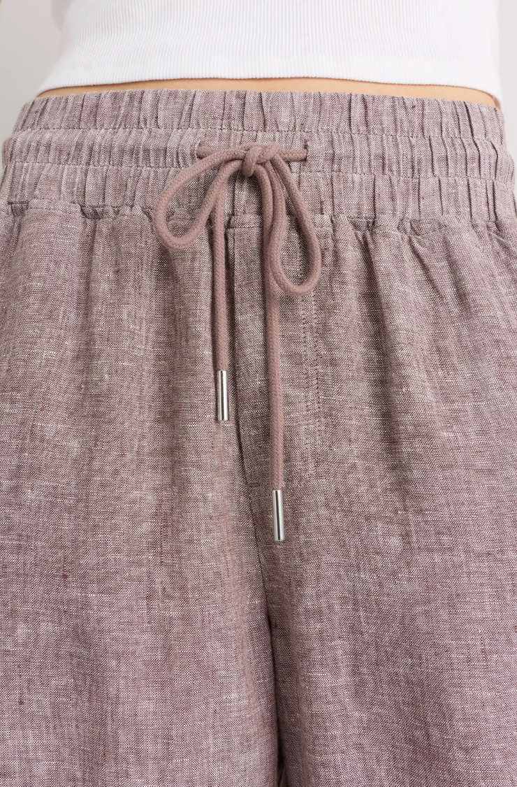 100% European Linen Wide Leg Pants