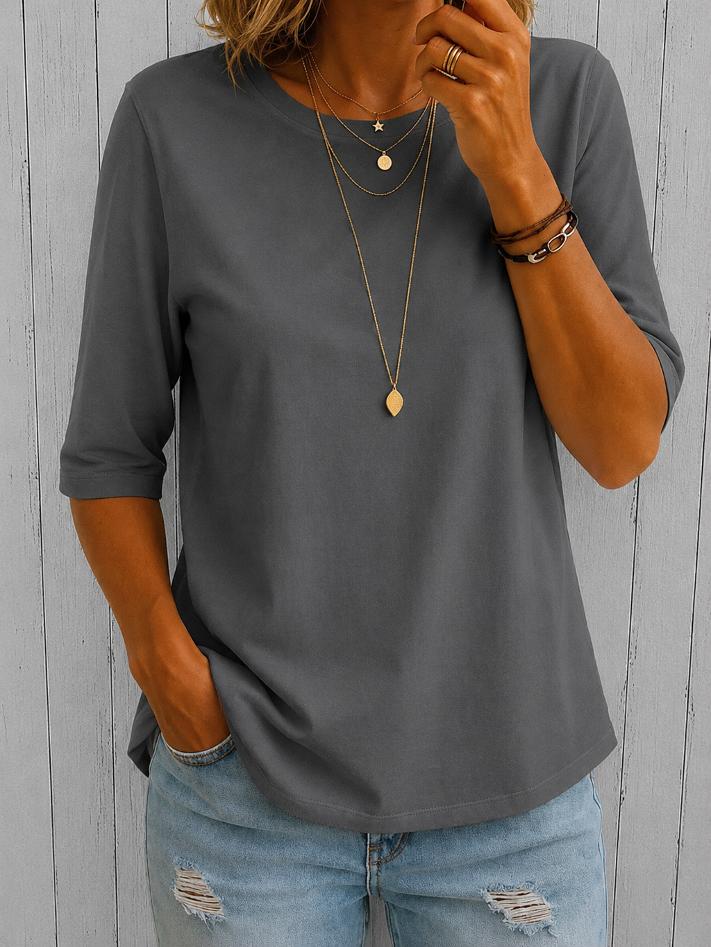 Freya | Extended Sleeve Comfort Tee