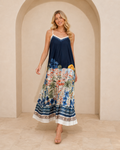 Dahlia | Riviera Maxi Dress in Navy