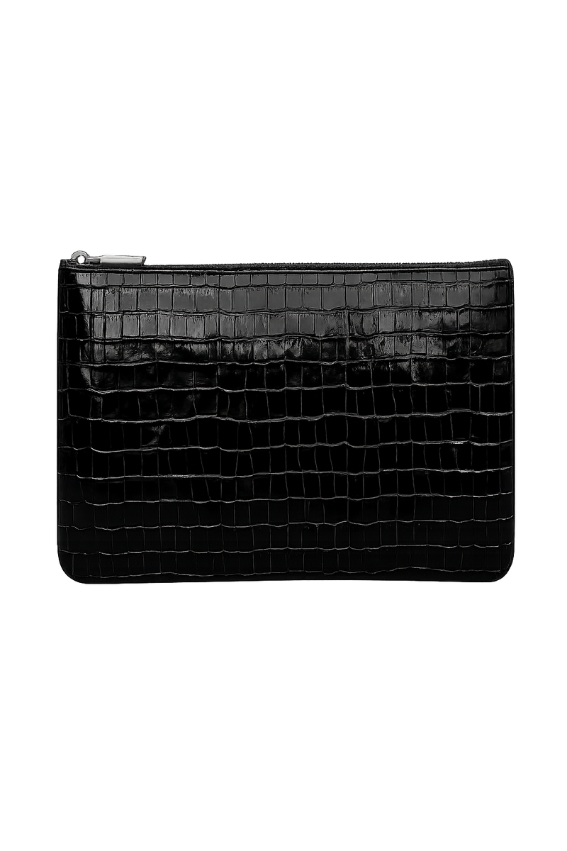 Crocodile Embossed Pouch