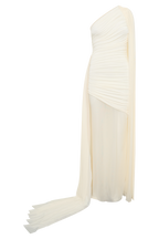 Asher Slinky One Shoulder Maxi Dress - Ivory