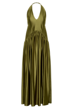 Cypress Halter Maxi Dress - Olive