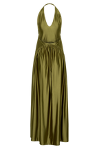 Cypress Halter Maxi Dress - Olive