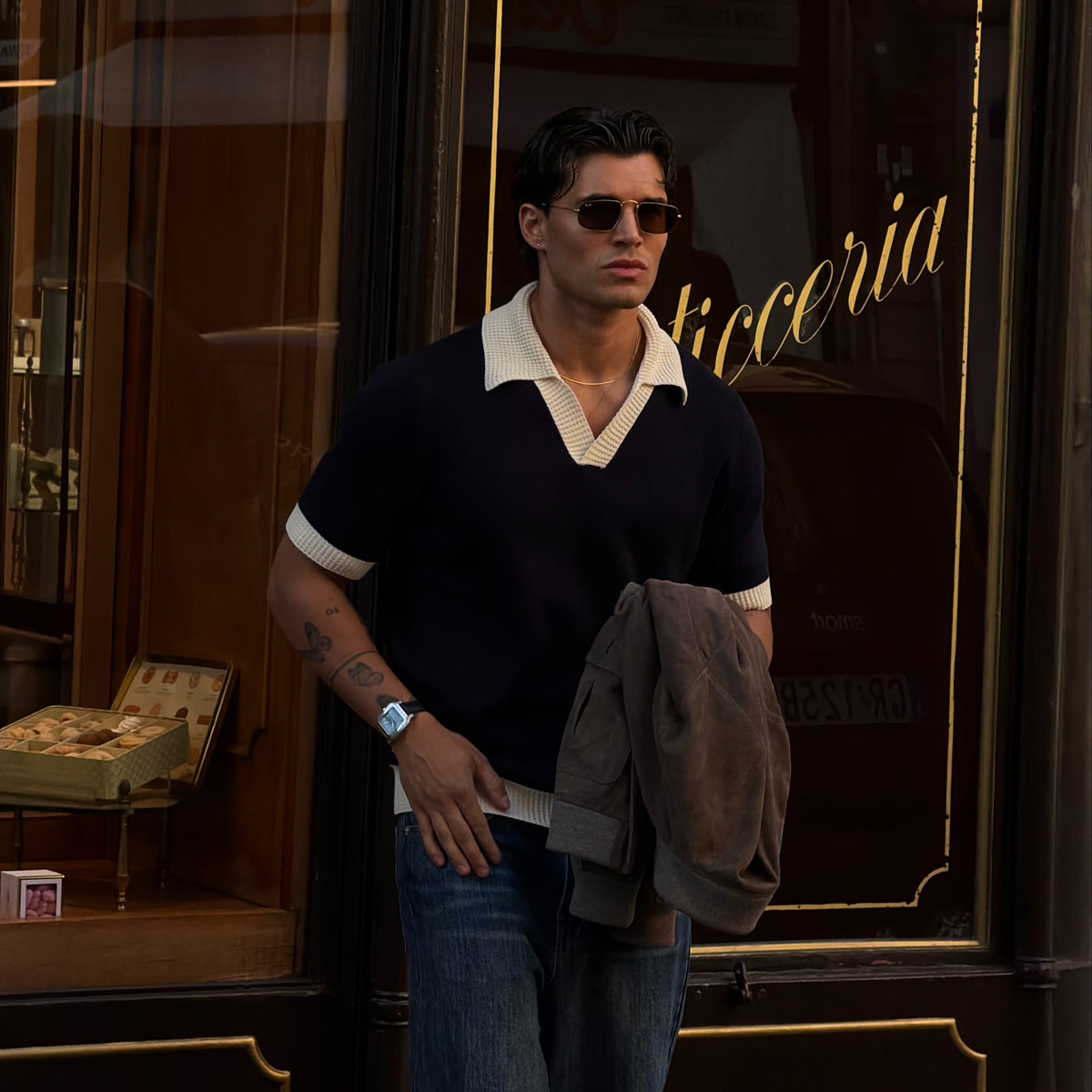 Textured Polo Shirt