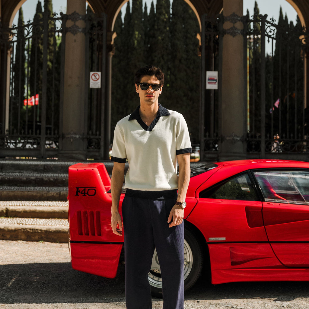 Textured Polo Shirt