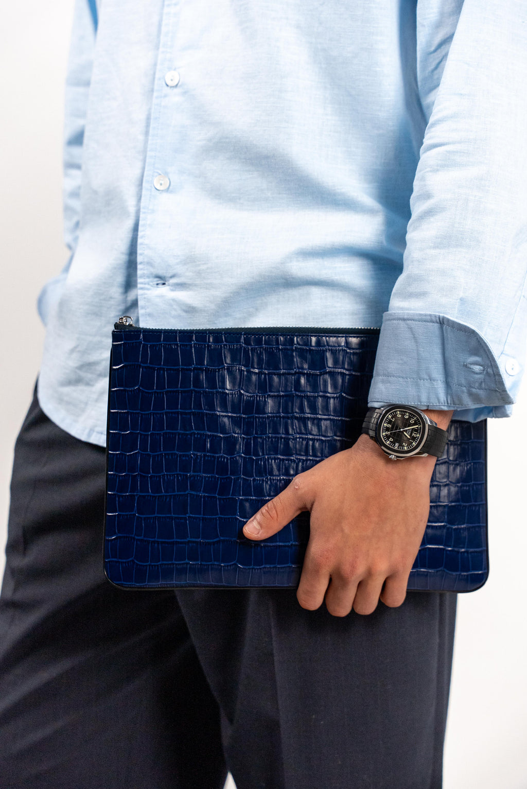 Crocodile Embossed Pouch