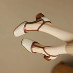 Isava | Vintage Comfort Mid Heel Shoes