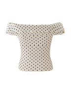 DENALI TOP - CREAM DOT